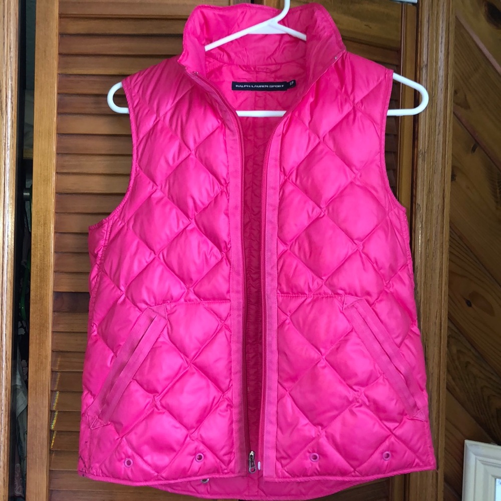 Pink Ralph Lauren vest ✨Like New!!✨